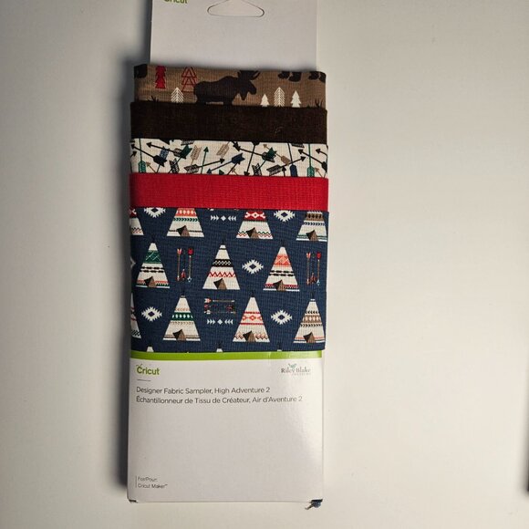 Cricut Designer Fabric Sampler - High Adventure 2 (4 NEW packages) - Picture 2 of 5